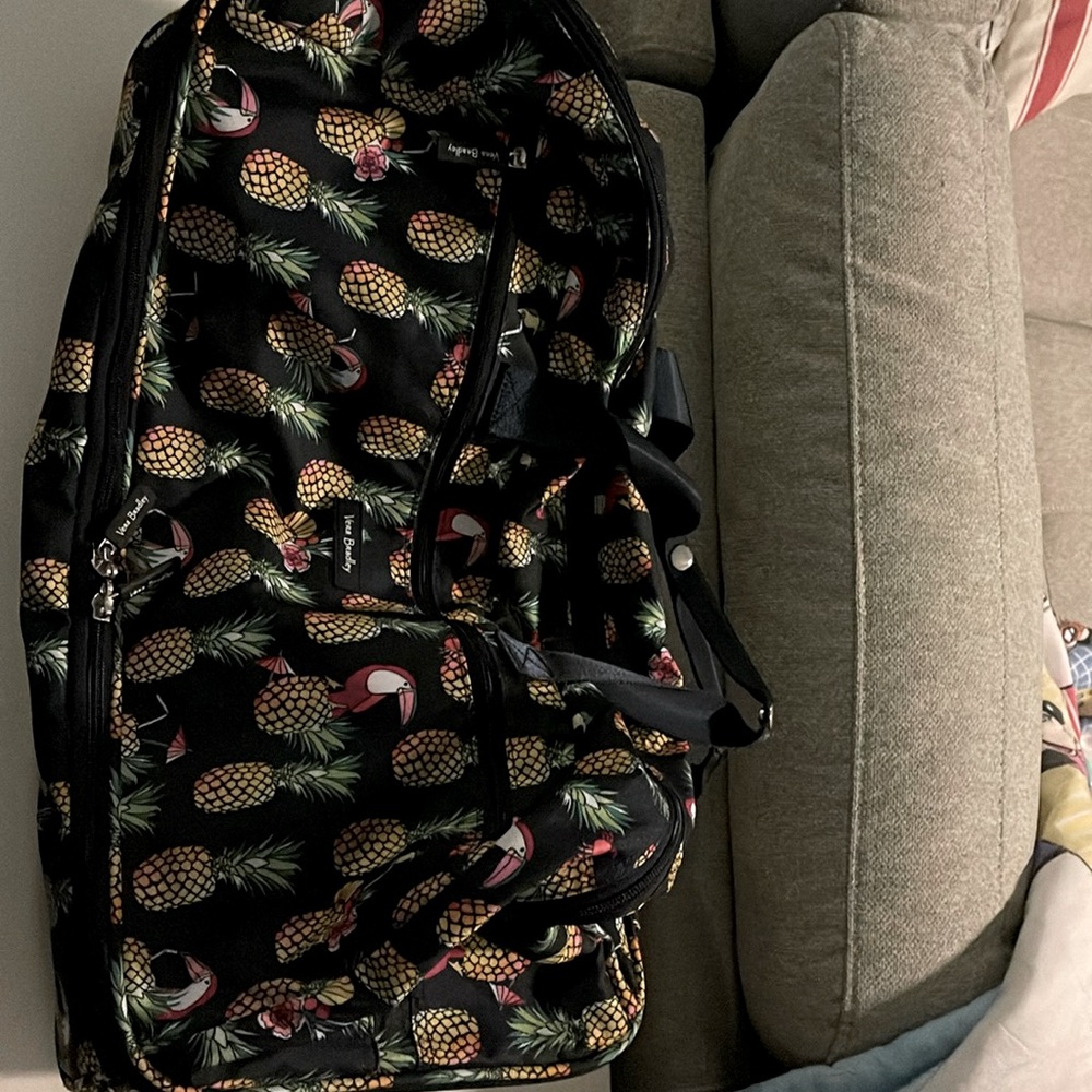 Vera Bradley rolling duffel bag